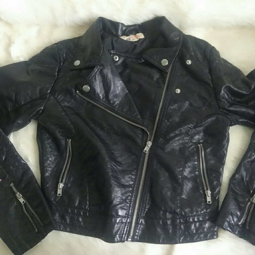 Black leather Jacket